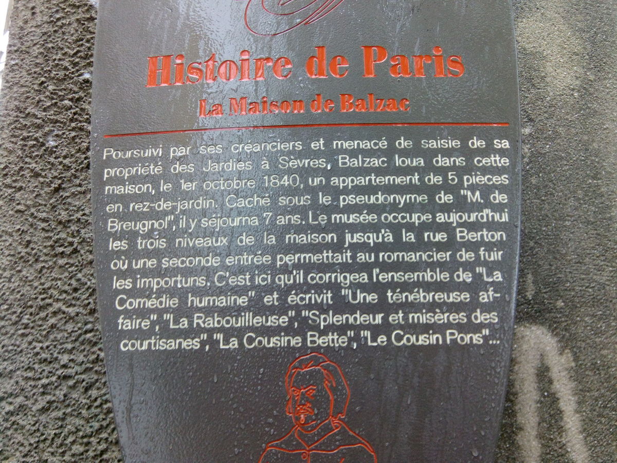Maison de Balzac à Paris