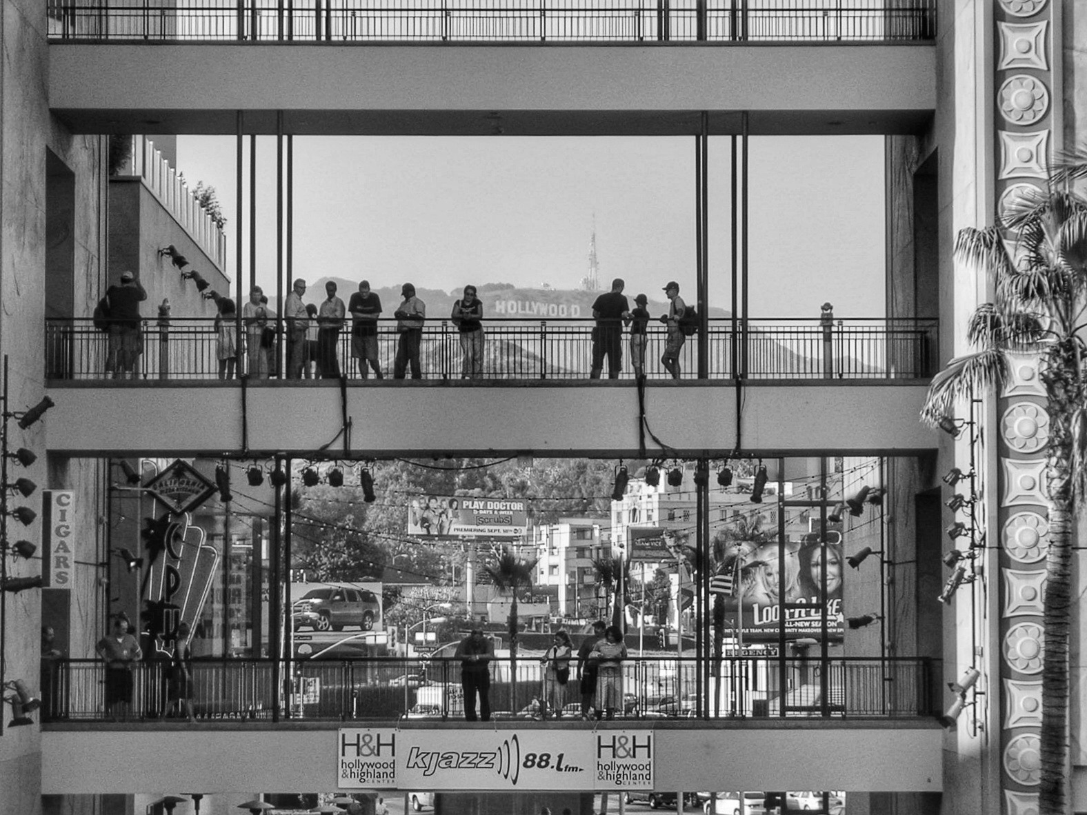 Bâtiment sur Hollywood Boulevard. 