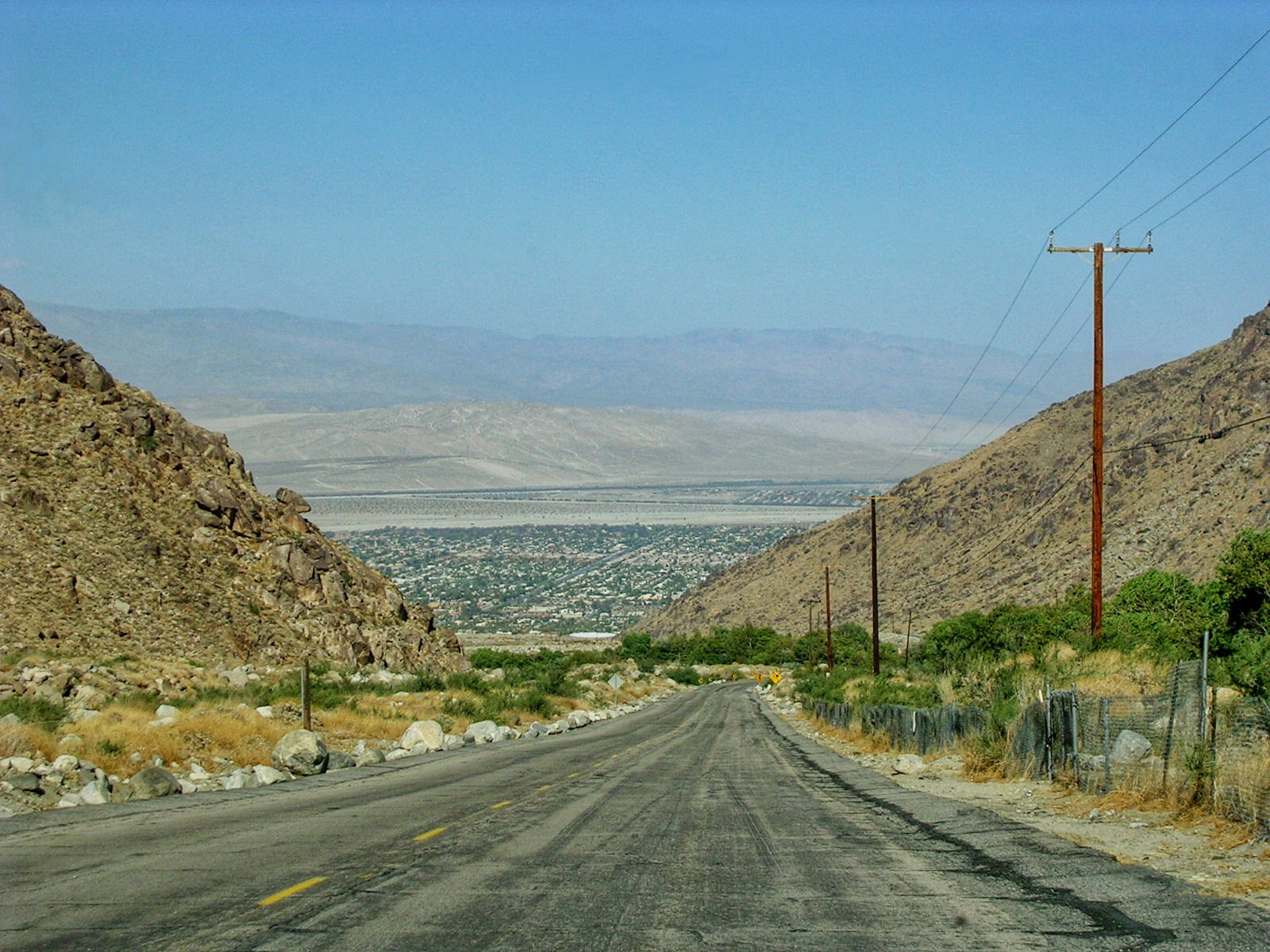 Vue sur Palm Springs 