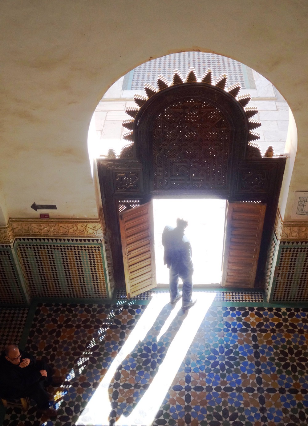 Porte Marrakech ecole coranique Marrakech - credit marie Havard