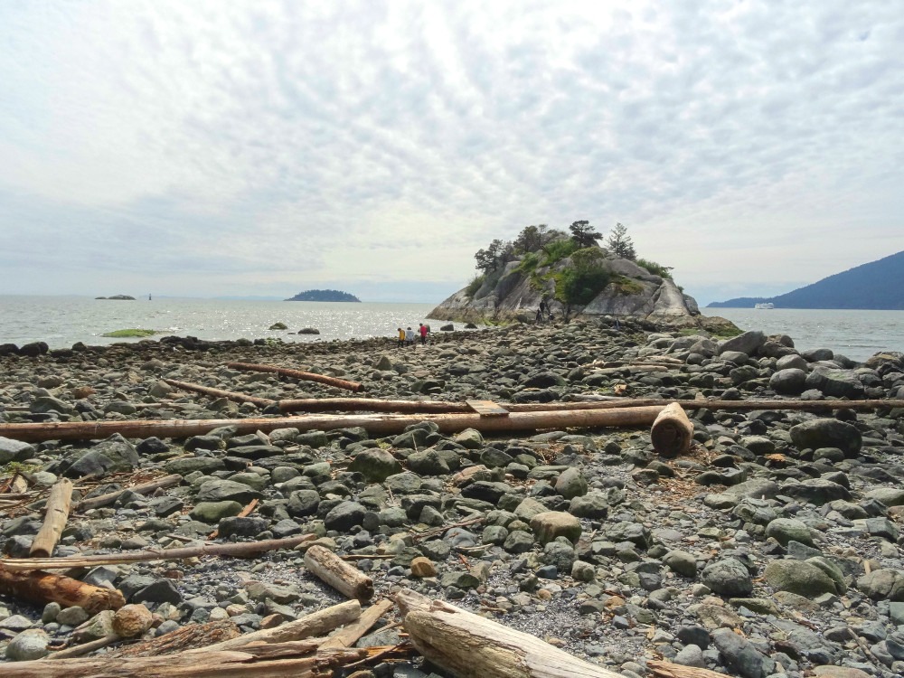 Plage de Whytecliff à Horseshoe Bay