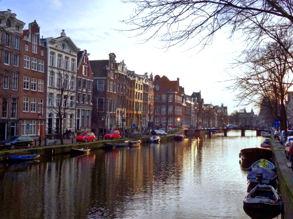 Amsterdam (Pays-Bas) en hiver