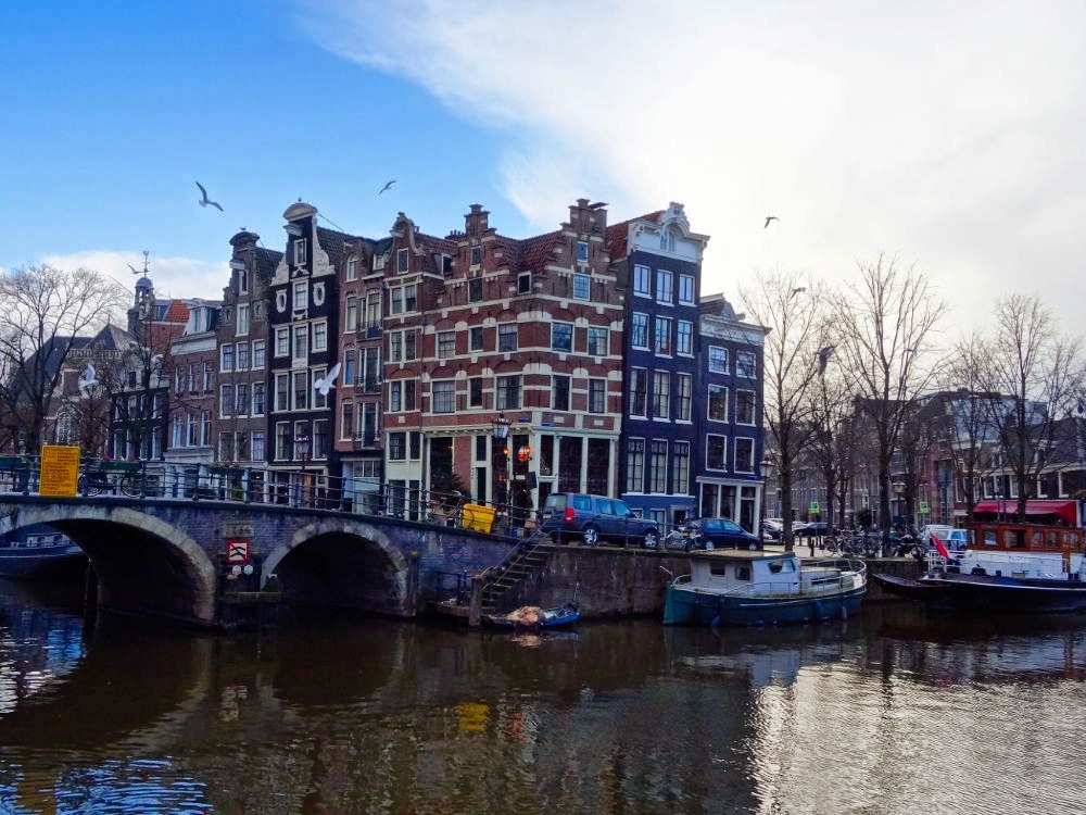 Amsterdam (Pays-Bas) en hiver