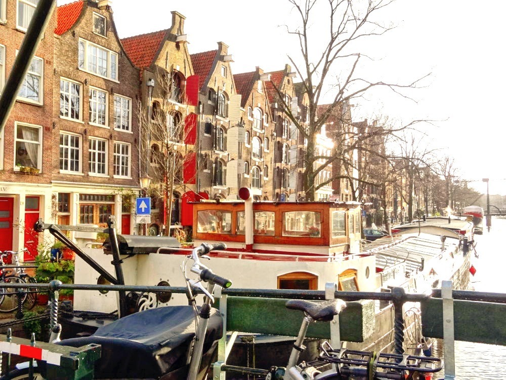 Amsterdam (Pays-Bas) en hiver