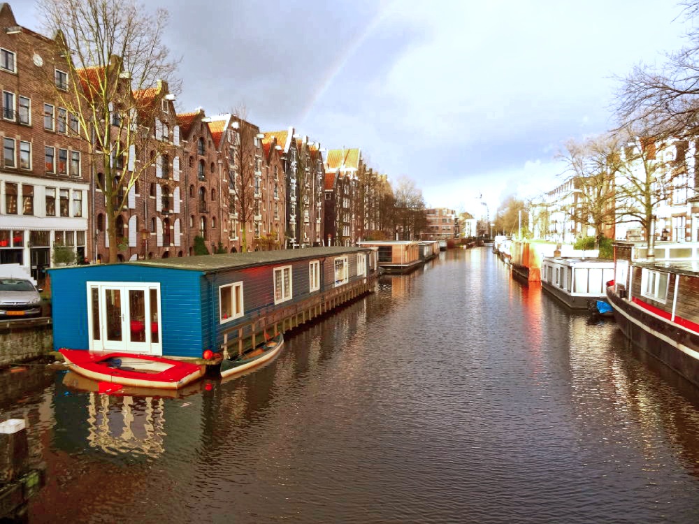 Amsterdam (Pays-Bas) en hiver