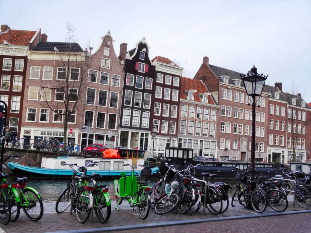 Amsterdam (Pays-Bas) en hiver