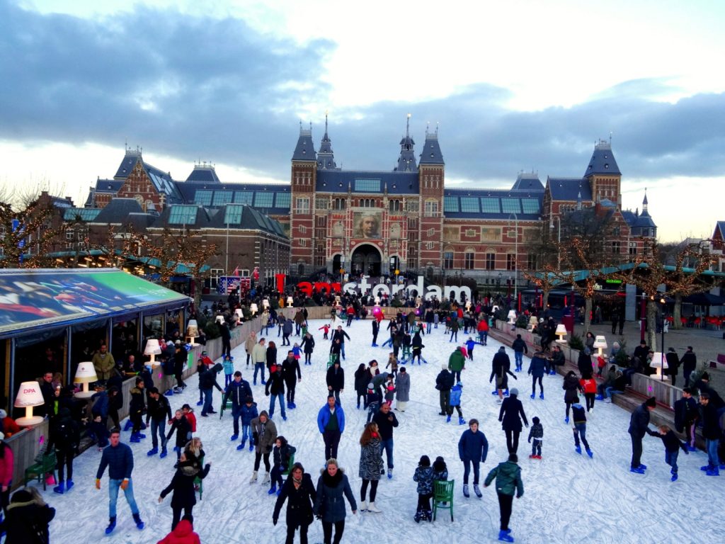 Amsterdam (Pays-Bas) en hiver