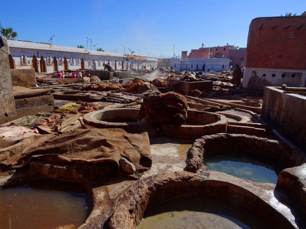 Tanneries de marrakech