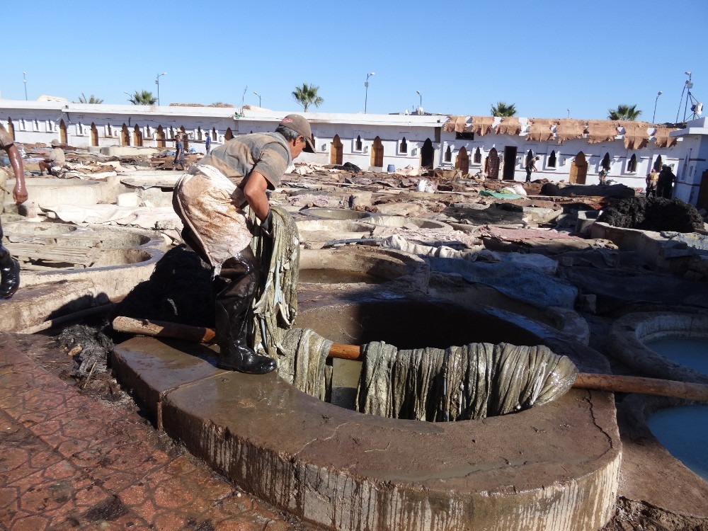 Tanneries de marrakech