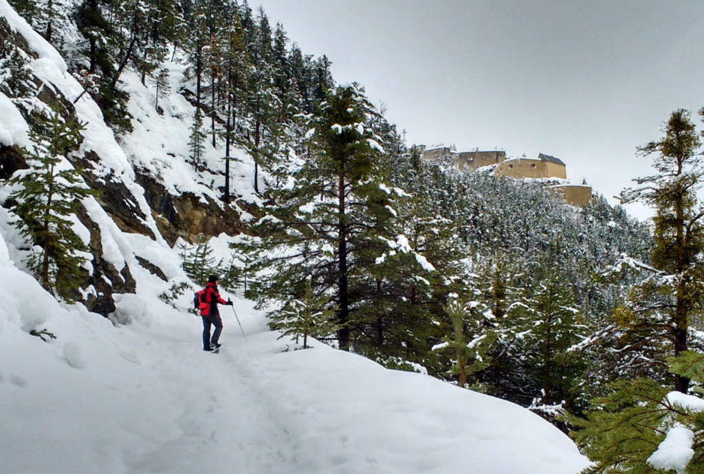 Montée au fort du Randouillet - Alpes