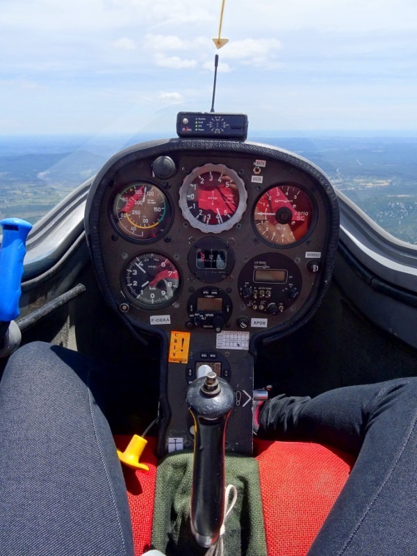 Vol planeur Pic Saint-Loup France