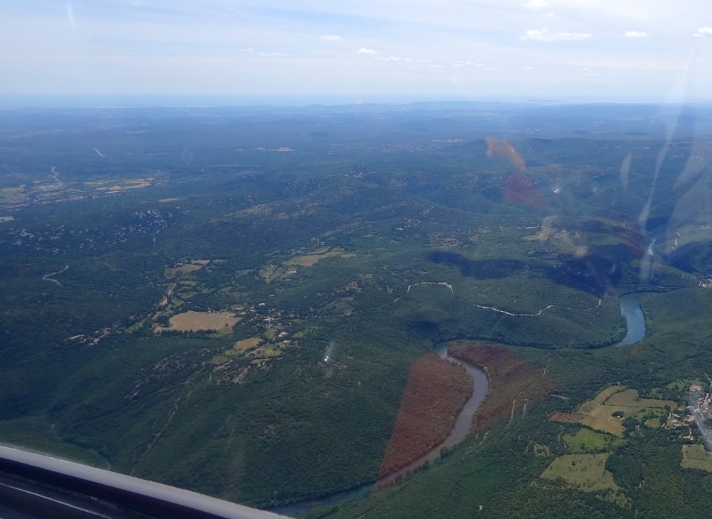 Vol planeur Pic Saint-Loup France