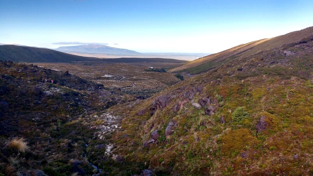 Tongariro Alpine Crossing : départ de la randonnée à Mangatepopo