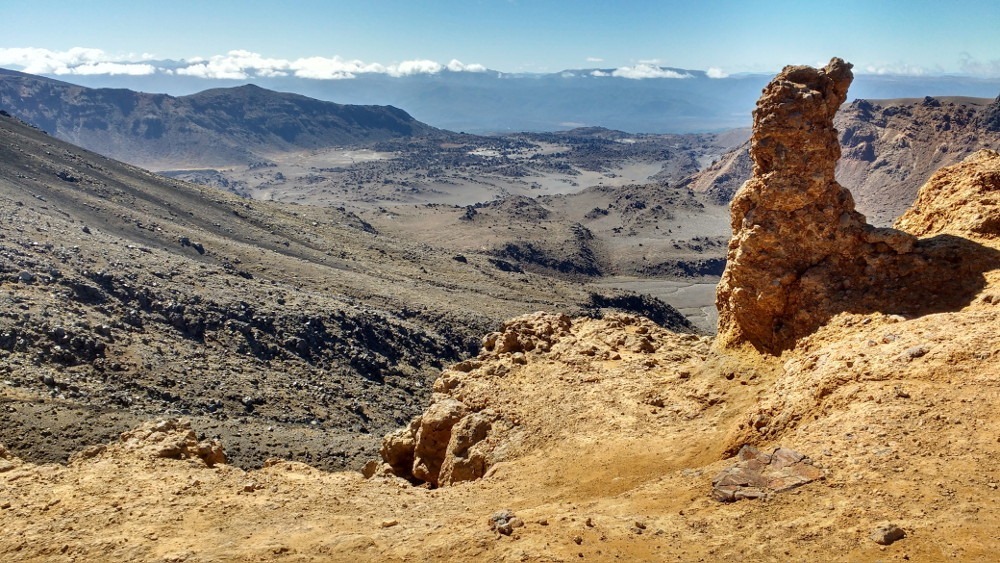 Tongariro Alpine Crossing : au bord du Red Crater