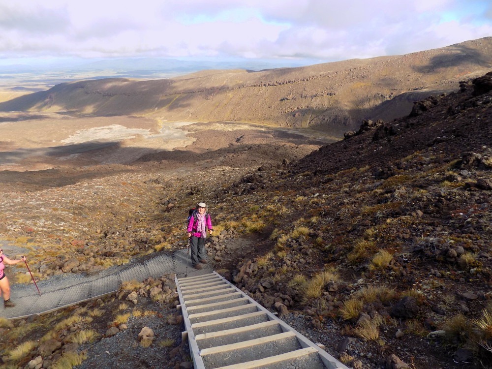 Tongariro Alpine Crossing : ascension du South Crater