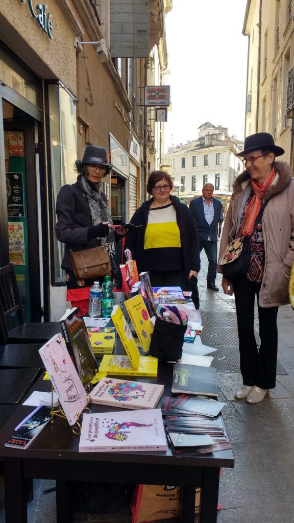 Marché auto édition nimes - dédicace