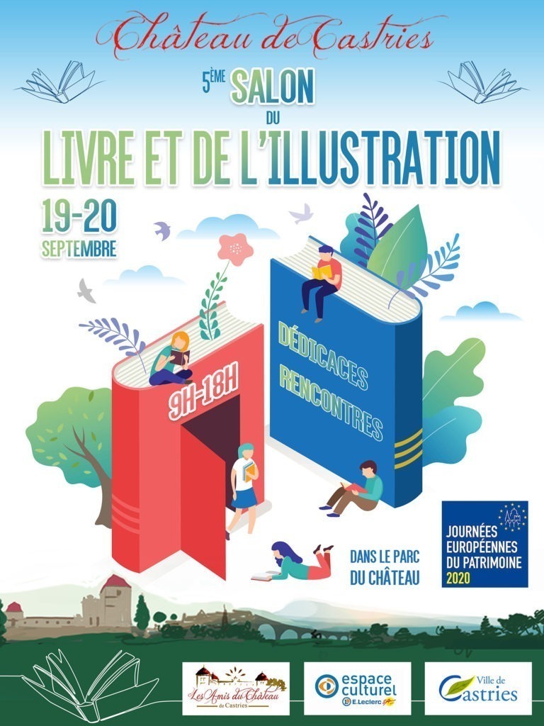 salon du livre de castries 2020 - affiche