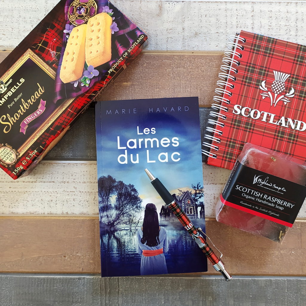 box cadeau Ecosse livre et papeterie - idée cadeau littéraire