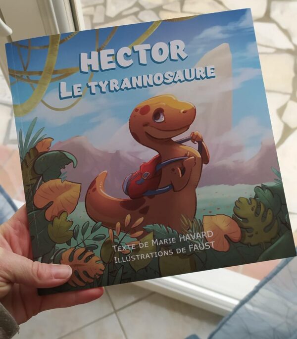Livre illustré enfant dinosaure