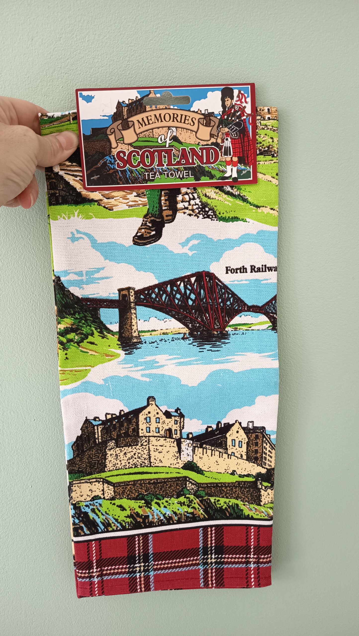 cadeau ecosse torchon écossais